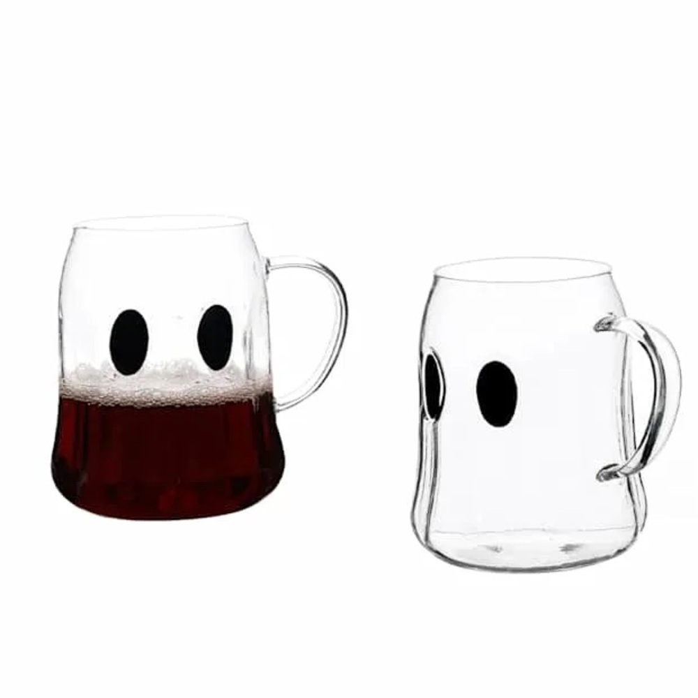 Ghost mug set- two glasses